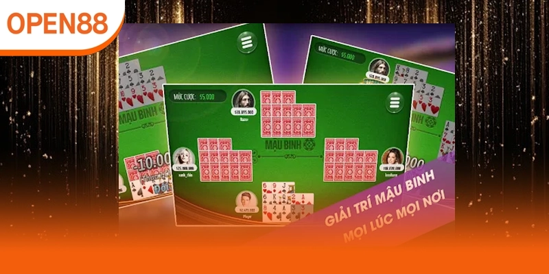 Vì sao Mậu binh Open88 phù hợp mới cao thủ