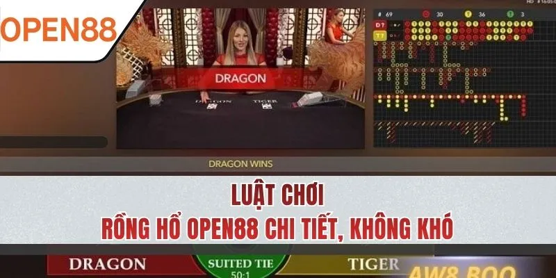 Luật chơi không khó trong ván bài Rồng Hổ